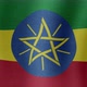 The National Flag of Ethiopia