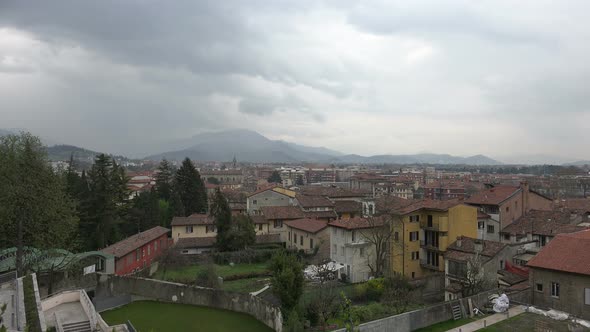 City of Bergamo in Italy