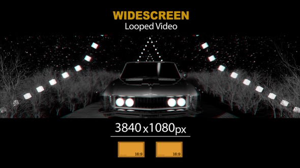 Wide Screen Car Drive 04