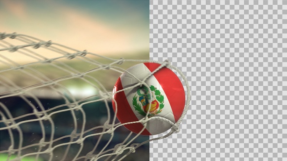 Soccer Ball Scoring Goal Day - Peru