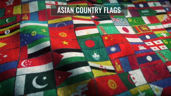 Asian Country Flags