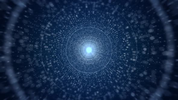 Endless Circular Particle Tunnel alt