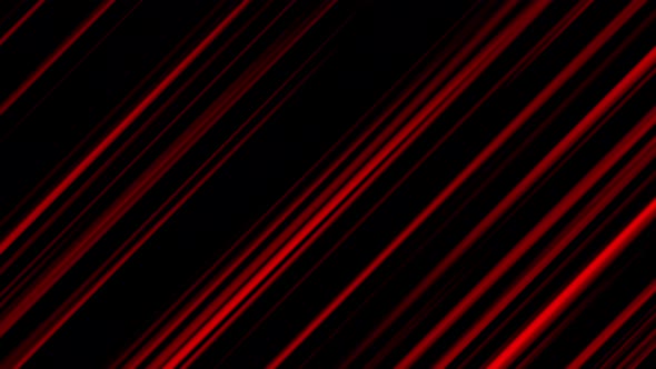 Red Neon Lines Abstract Patterns