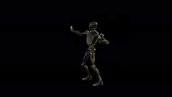 4K Robot Dancer VJ Loop alt