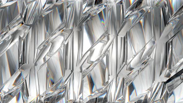 sparkling gemstone macro moving seamless loop. kaleidoscope