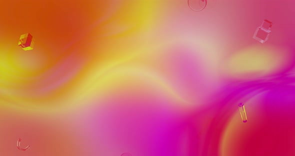 Abstract endless background with fluid flowing gradient