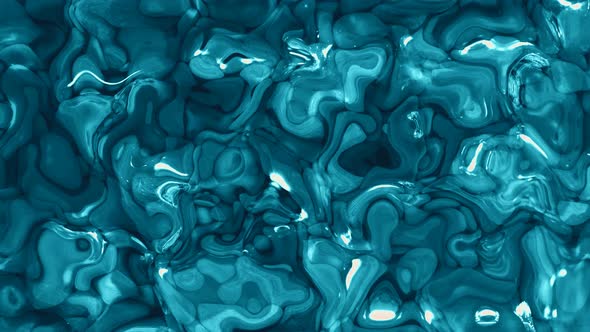 Cyan color water shiny marble liquid effect alt