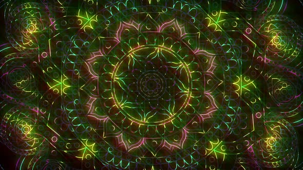 Hypnotic Mandala Lights