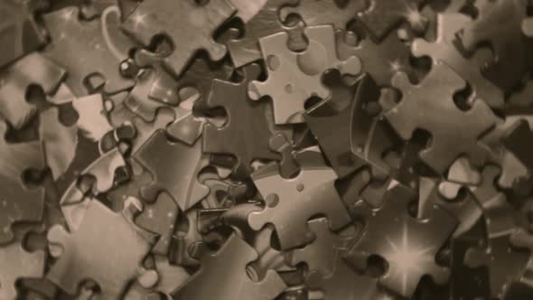 footage of puzzle element background alt