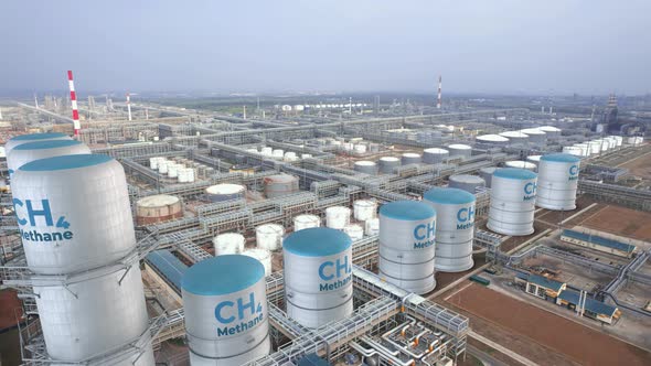 Methane Bio Renewable Energy Production Factory Plant