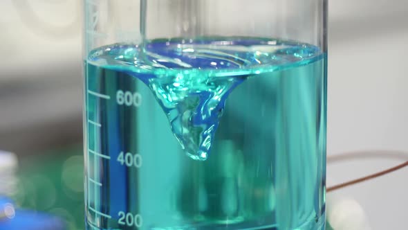 Biochemical Samples In Flasks