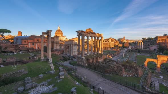 Rome, Italy Historic Roman Forum alt