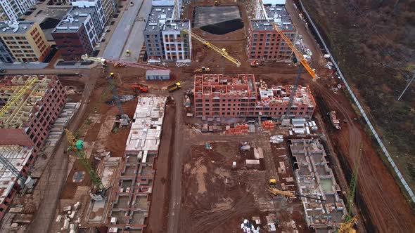 Construction Process Aerial View