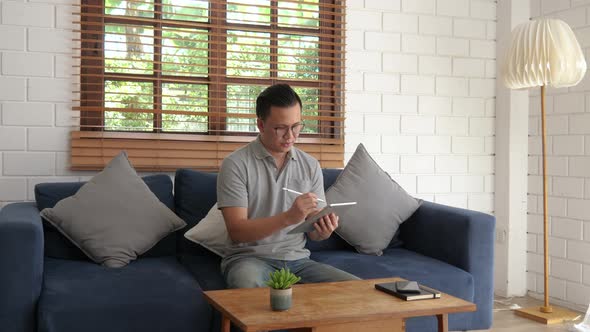 Asian Man Design At Home