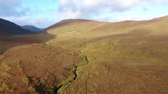 Beatiful Stream Flowing From the Mountains Surrounding Glenveagh National Park County Donegal alt