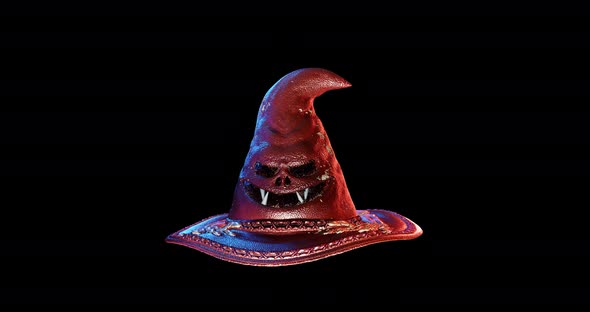 scary witch's hat. alt
