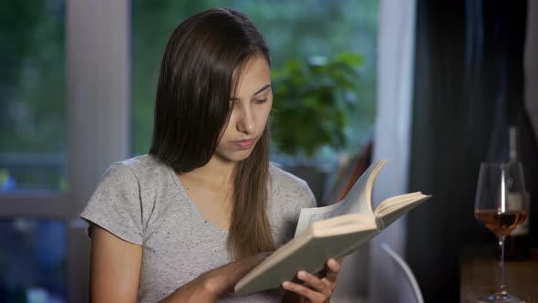 Woman Reading a Book