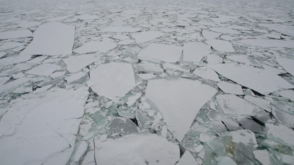 Sails Through the Sea Ice in Antarctica