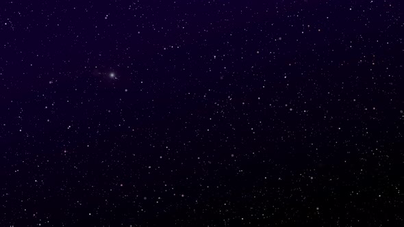 Animated motion background for a starship with blinked stars and trails. Video, logo background