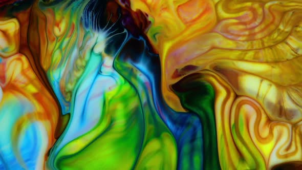 Abstract Colorful Sacral Liquid Waves Texture 372 alt