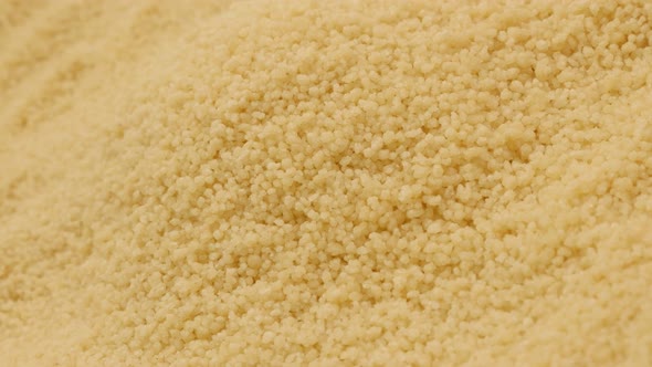 Pile of balls popular African food  Couscous background 4K 3840X2160 UHD panning video - Instant  st alt