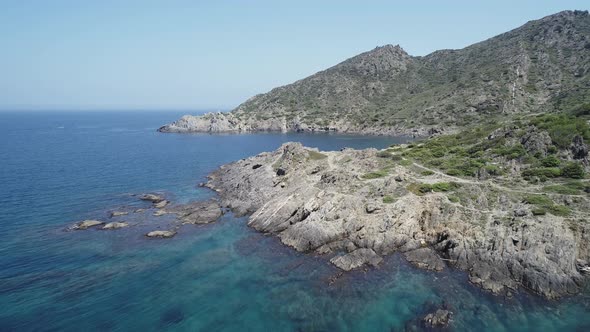 Cape Creus Wild Coast Port De La Selva Costa Brava Catalonia Spain