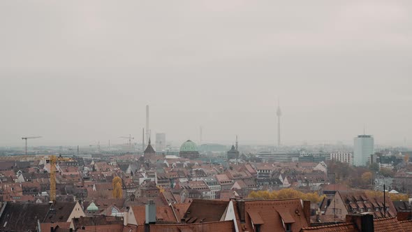 Panoramic View of Nuremberg Germany