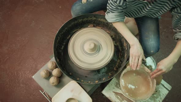 Work on the Pottery Wheel