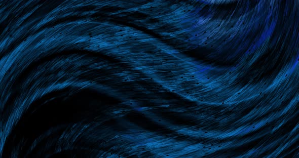 Abstract dark blue twirl animation. Multicolor liquid background.