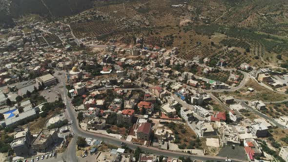 Aerial of Daburiyya village alt