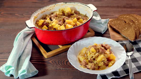 Rustic Food   Meat And Potato Stew