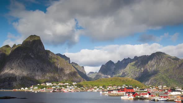 lofoten fishing village ocean timelapse wild environment nature alt