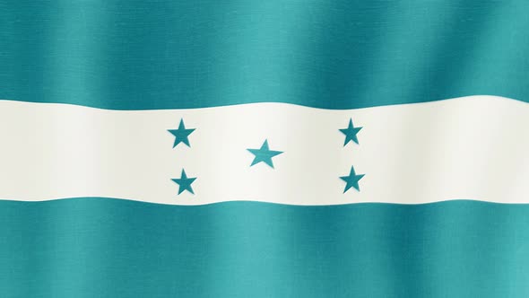 The National Flag of Honduras