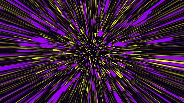 Colorful purple yellow straight lines on a dark background alt