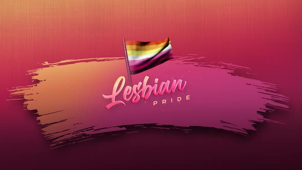 Lesbian Gender Sign Background Animation 4k alt