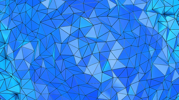 Low Poly Pattern Blue Background alt