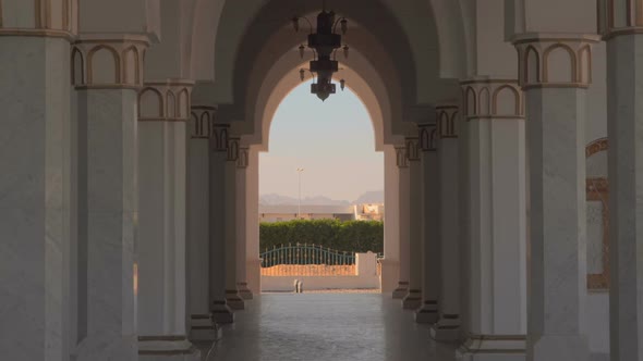 Columns Great Mosque in Sharm el-Sheikh