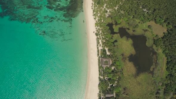 Seascape with Beach and Sea. Philippines, Luzon. alt