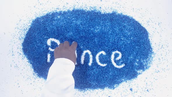 Blue Writing Prince