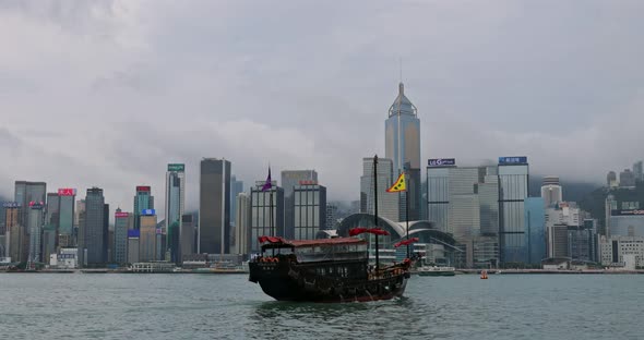 Victoria harbour, Hong Kong alt