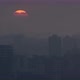 Sunset In Foggy Conditions In Taipei Taiwan - VideoHive Item for Sale