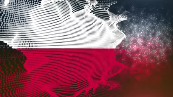 Poland Particle Flag