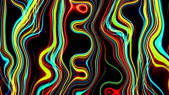 Abstract Fantasy Glow Liquid Wave Gradient Background