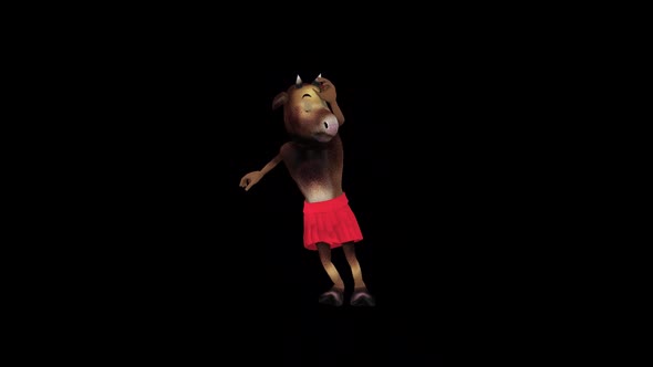 Cartoon Mrs. Moose Dance 8 alt