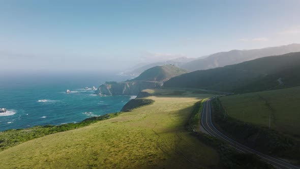 Panoramic View of the One of the Most Photographed Features on the West Coast alt