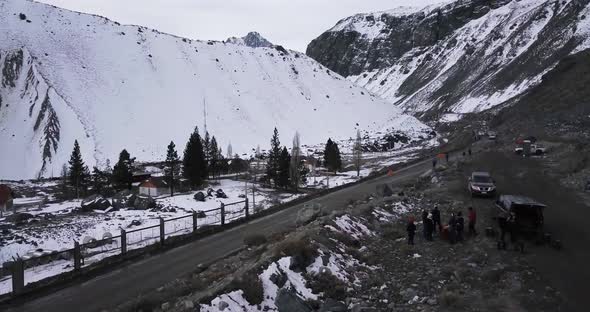 Embalse el Yeso, Cajon del Maipo, Chile alt