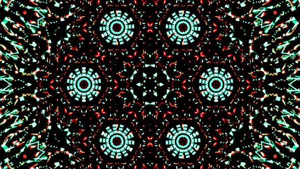 Bright abstract light flickering streaks set full color, kaleidoscope alt