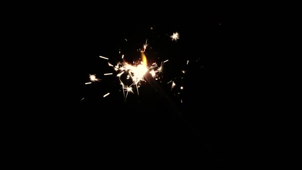 HD - Sparkler. slow motion alt