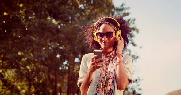 Hipster Using Her Smartphone alt