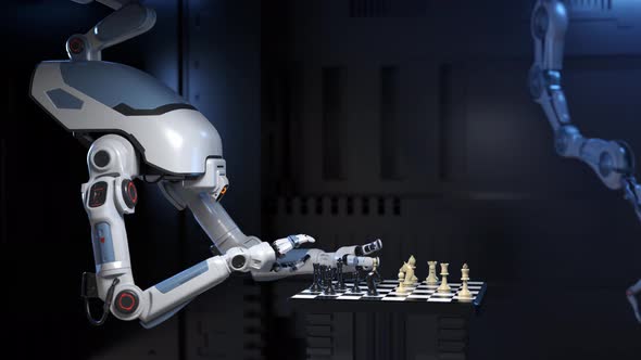 Robot Playing a Game of Chess